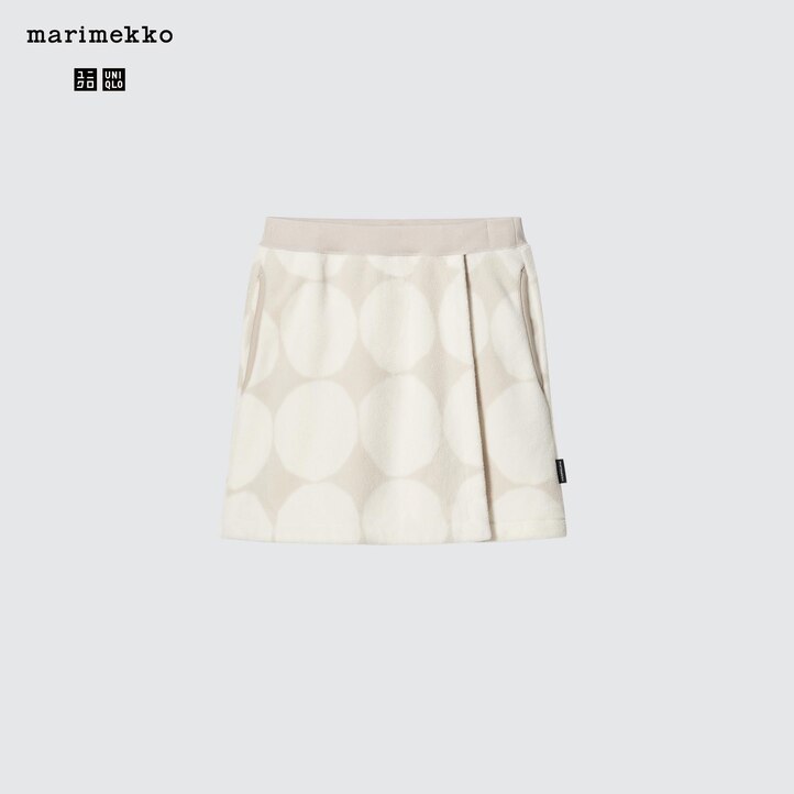 UNIQLO Girls Fleece Mini Skort Lyse | 76RATCQGS