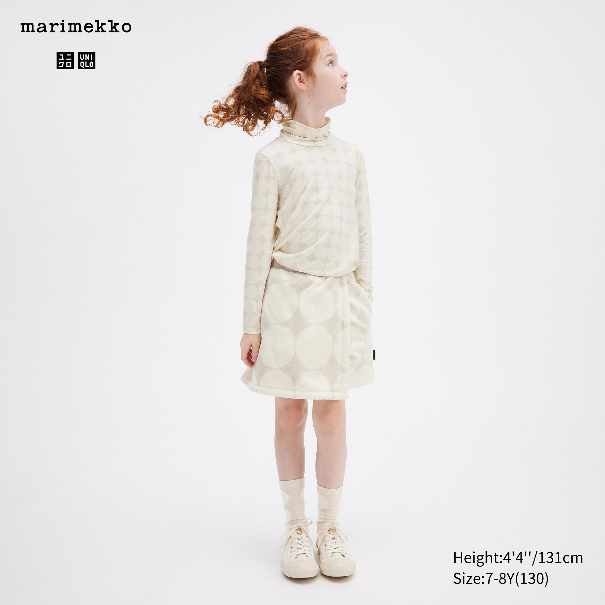 UNIQLO Girls Fleece Mini Skort Lyse | 76RATCQGS