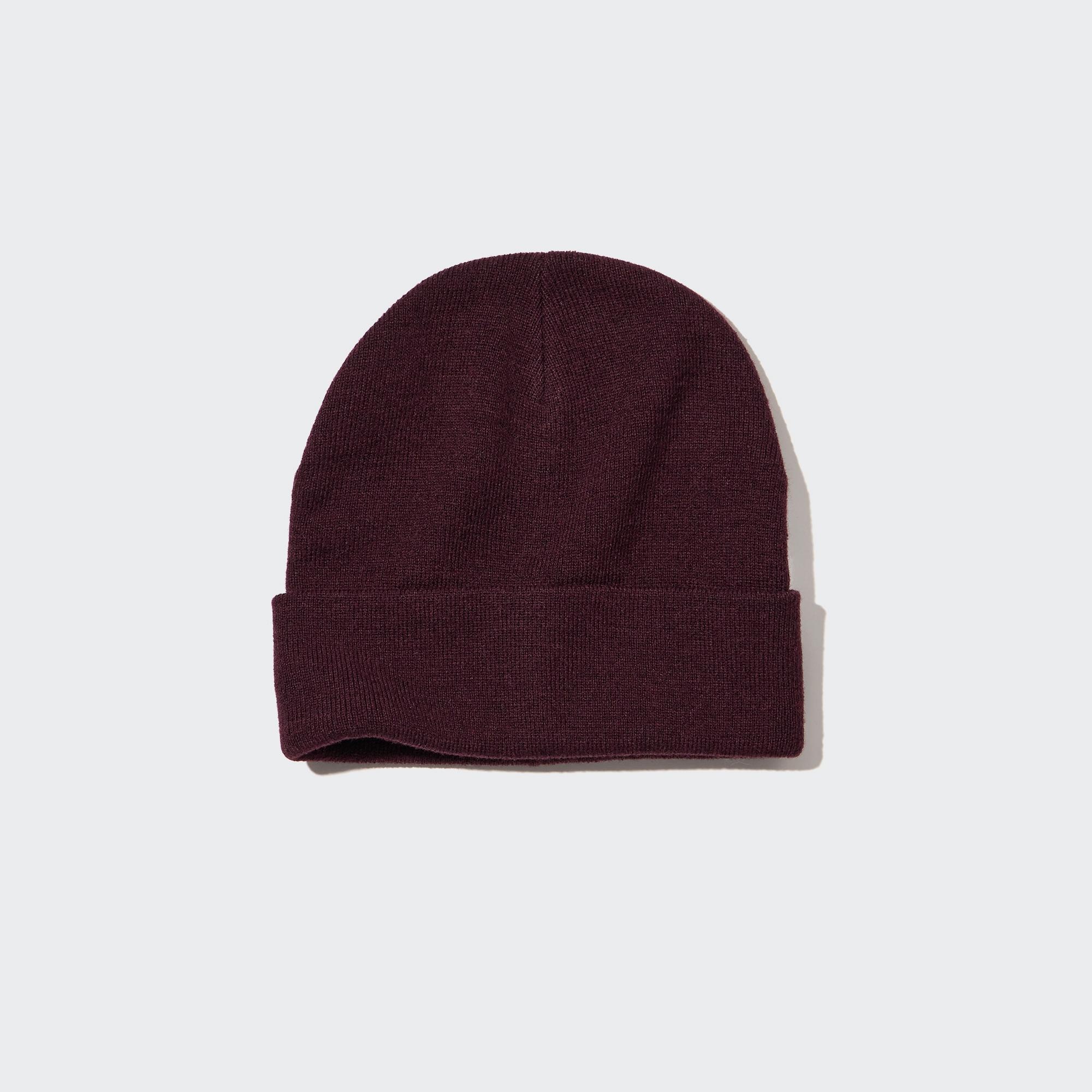 UNIQLO Heattech Cap Wine | 71TOUYJHV