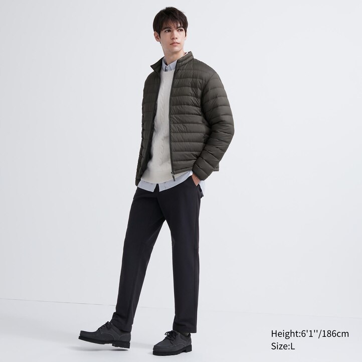 UNIQLO Heattech Easy Trousers Svarte | 32YJNFWQT