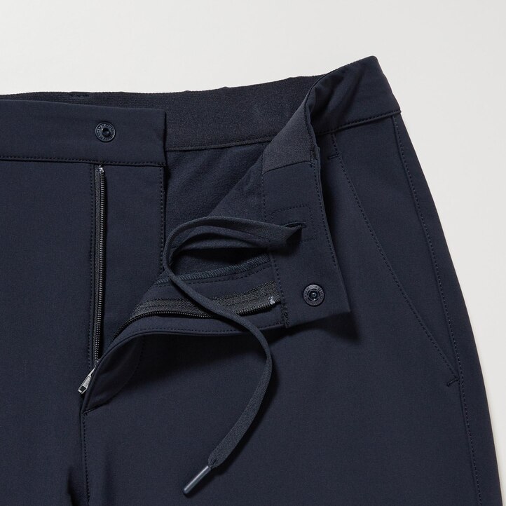 UNIQLO Heattech Easy Trousers Svarte | 32YJNFWQT