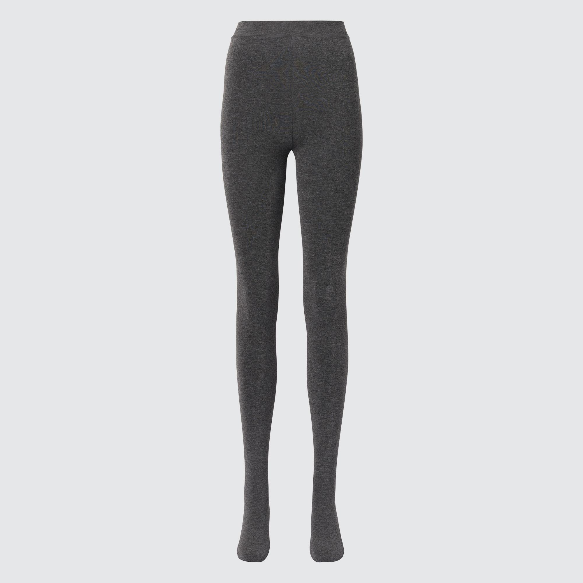 UNIQLO Heattech Extra Warm Pile Lined Thermal Tights Mørke | 26RVFBHTQ