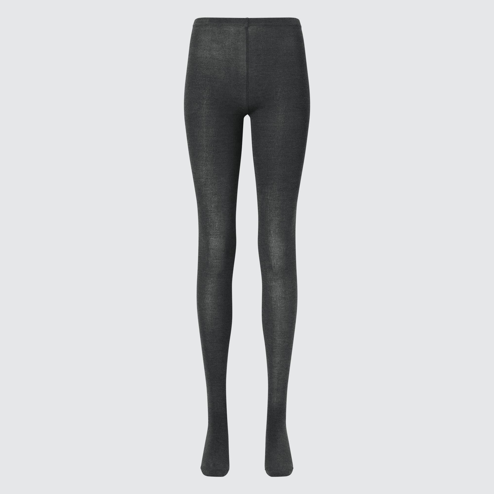 UNIQLO Heattech Knitted Thermal Tights Mørke | 17ZDWASLE