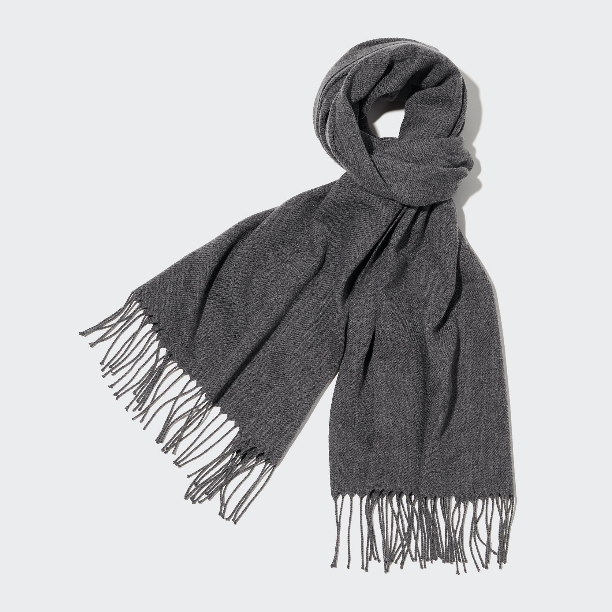 UNIQLO Heattech Scarf Gray | 89RDUYXHG