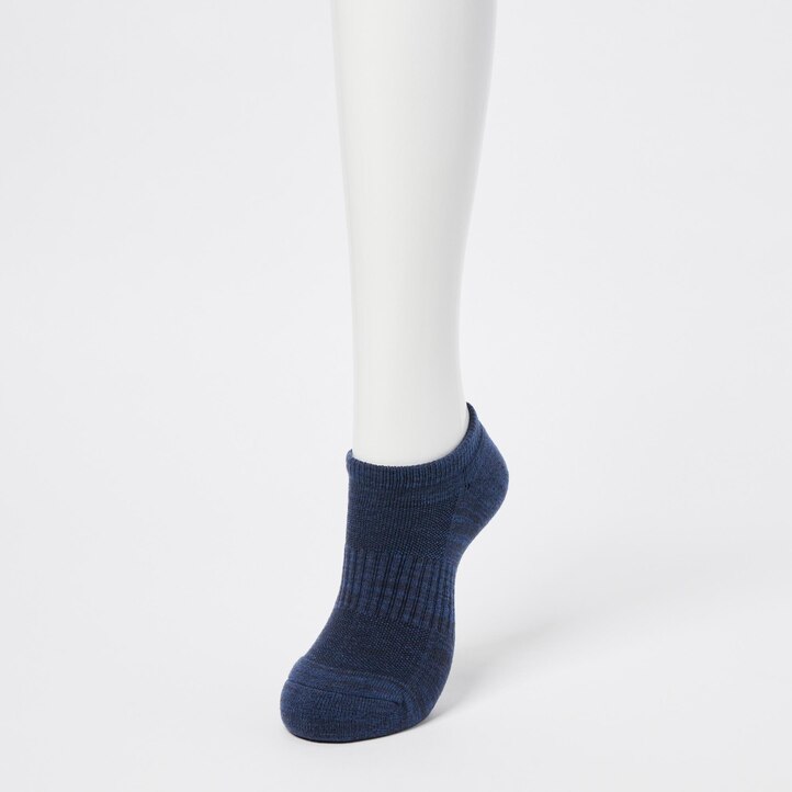 UNIQLO Heattech Short Thermal Socks Svarte | 04OTKUBXH