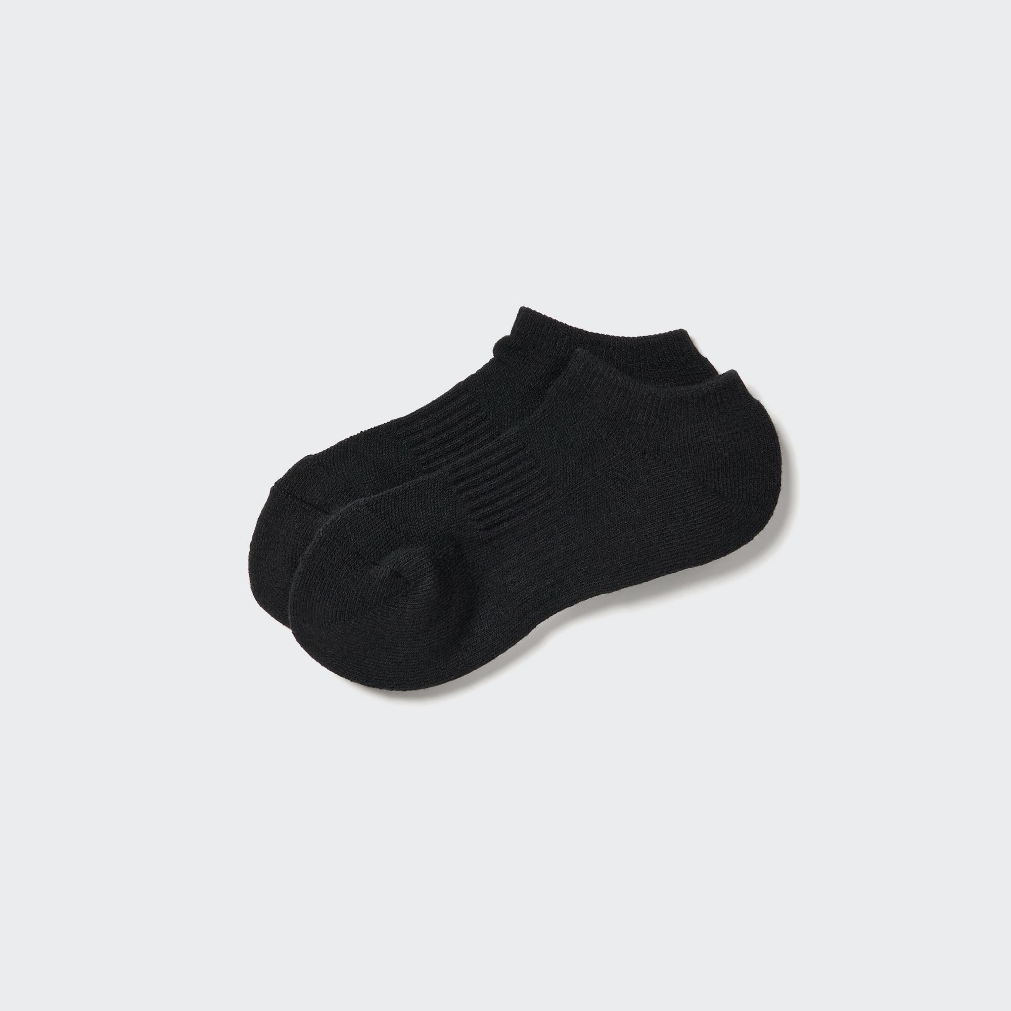 UNIQLO Heattech Short Thermal Socks Svarte | 04OTKUBXH