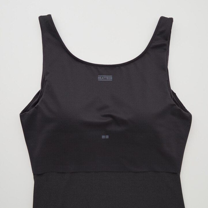 UNIQLO Heattech Sleeveless Thermal Bra Top Hvite | 02QMDPWGB