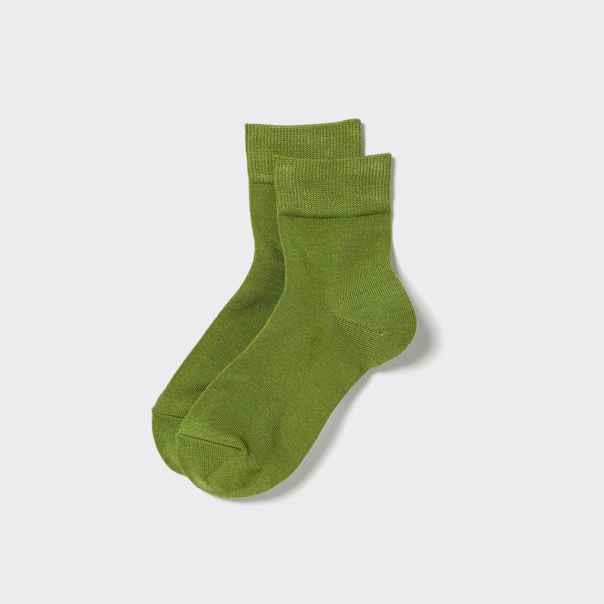 UNIQLO Heattech Thermal Socks Grønn | 30QTRVHLU