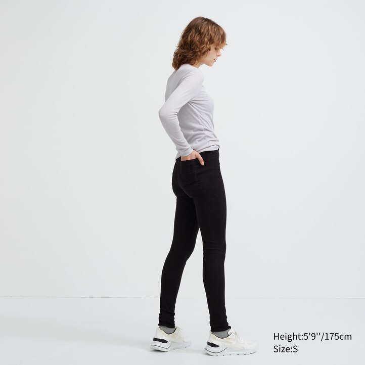 UNIQLO Heattech Ultra Stretch High Rise Leggings Trousers Long Olivengrønne | 57AJGFUOX