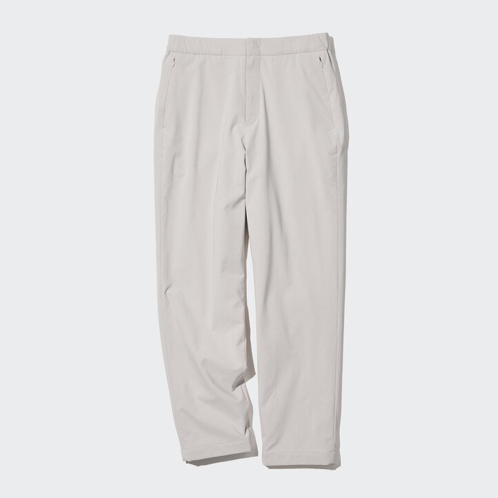 UNIQLO Heattech Warm Lined Trousers Short Svarte | 02OLTYUBV