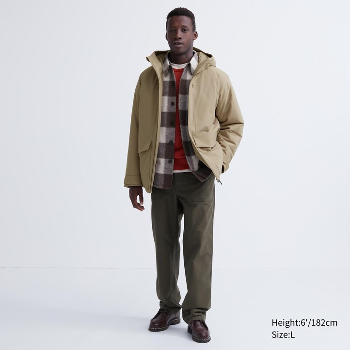 UNIQLO Hybrid Down 3d Cut Parka Mørke | 78NEDGCTO