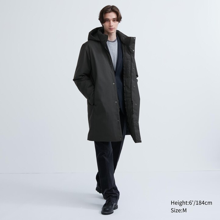 UNIQLO Hybrid Down Coat Mørke | 05UHSQOCT