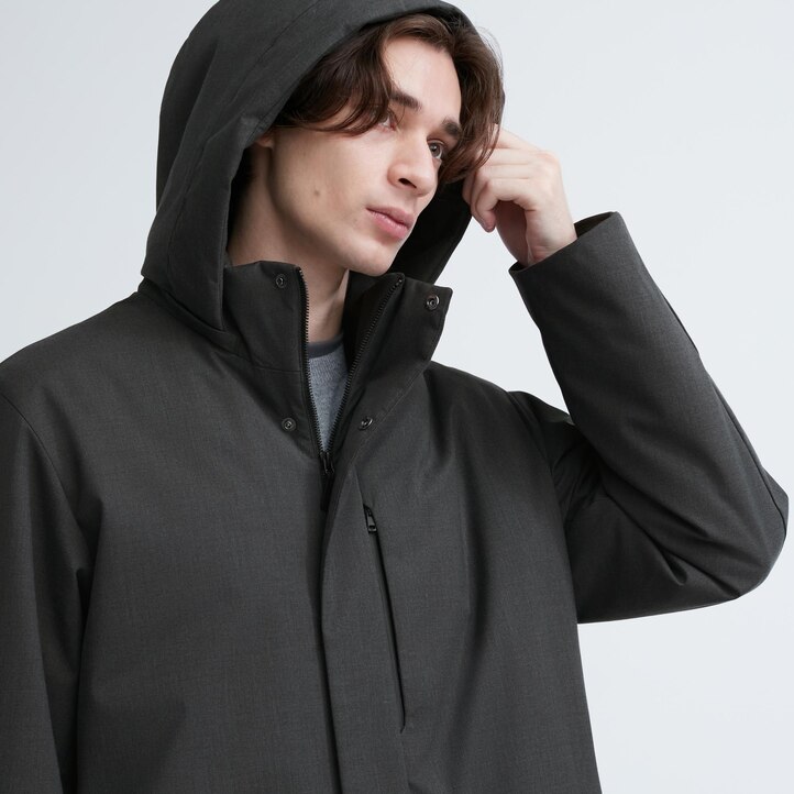 UNIQLO Hybrid Down Coat Mørke | 05UHSQOCT