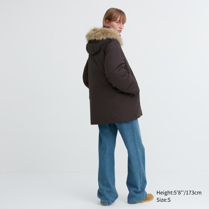 UNIQLO Hybrid Down Coat Svarte | 09RCSTIGU