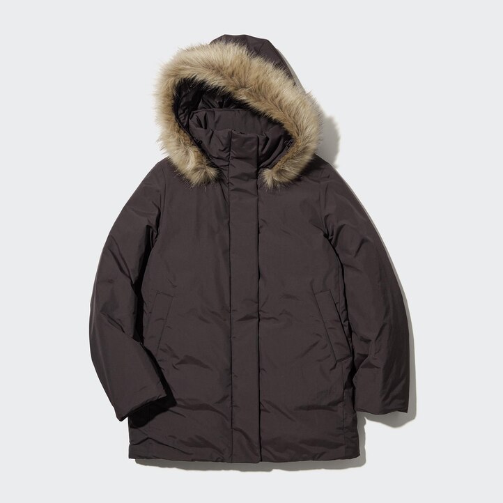 UNIQLO Hybrid Down Coat Svarte | 09RCSTIGU