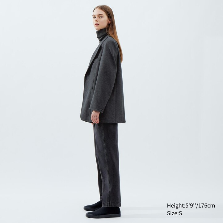 UNIQLO Jersey Tailored Jacket Mørke Brune | 95FGZBURW