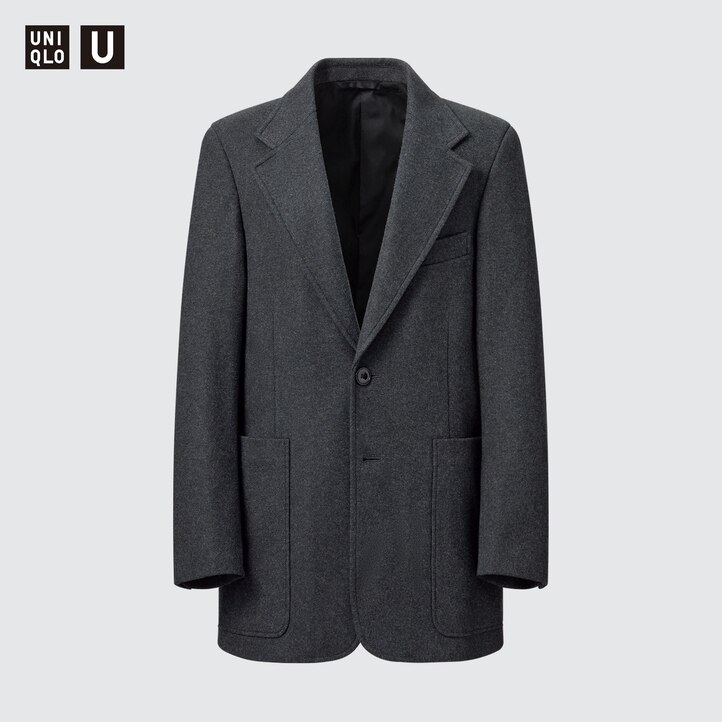 UNIQLO Jersey Tailored Jacket Mørke Brune | 95FGZBURW