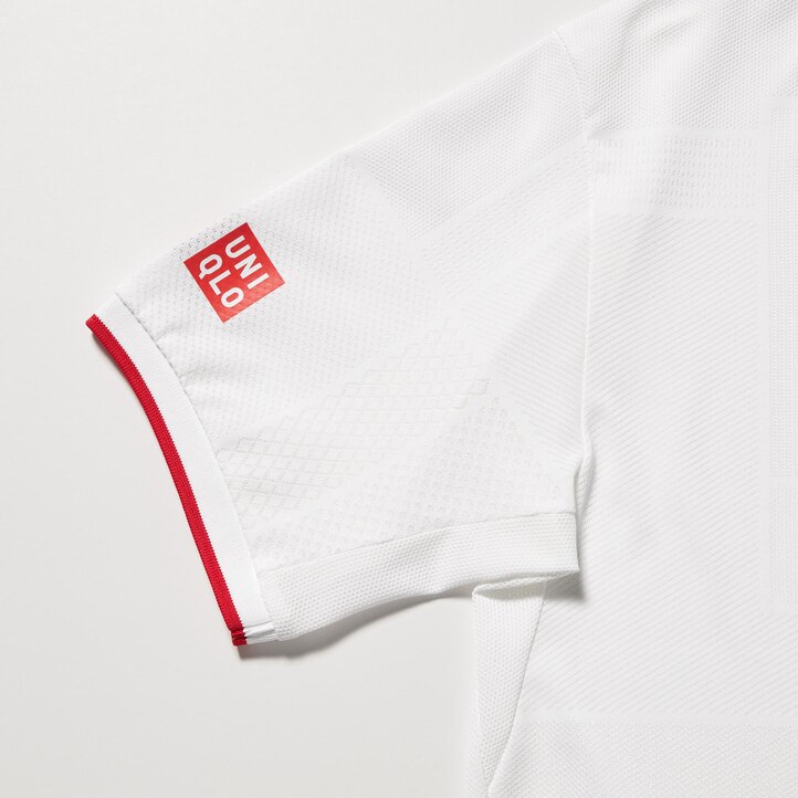 UNIQLO Kei Nishikori London 2022 Dry Ex Polo Shirt Hvite | 73VMEGTUI