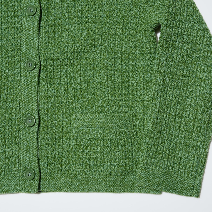 UNIQLO Knitted Short Jacket Grønn | 57MFOKEDA