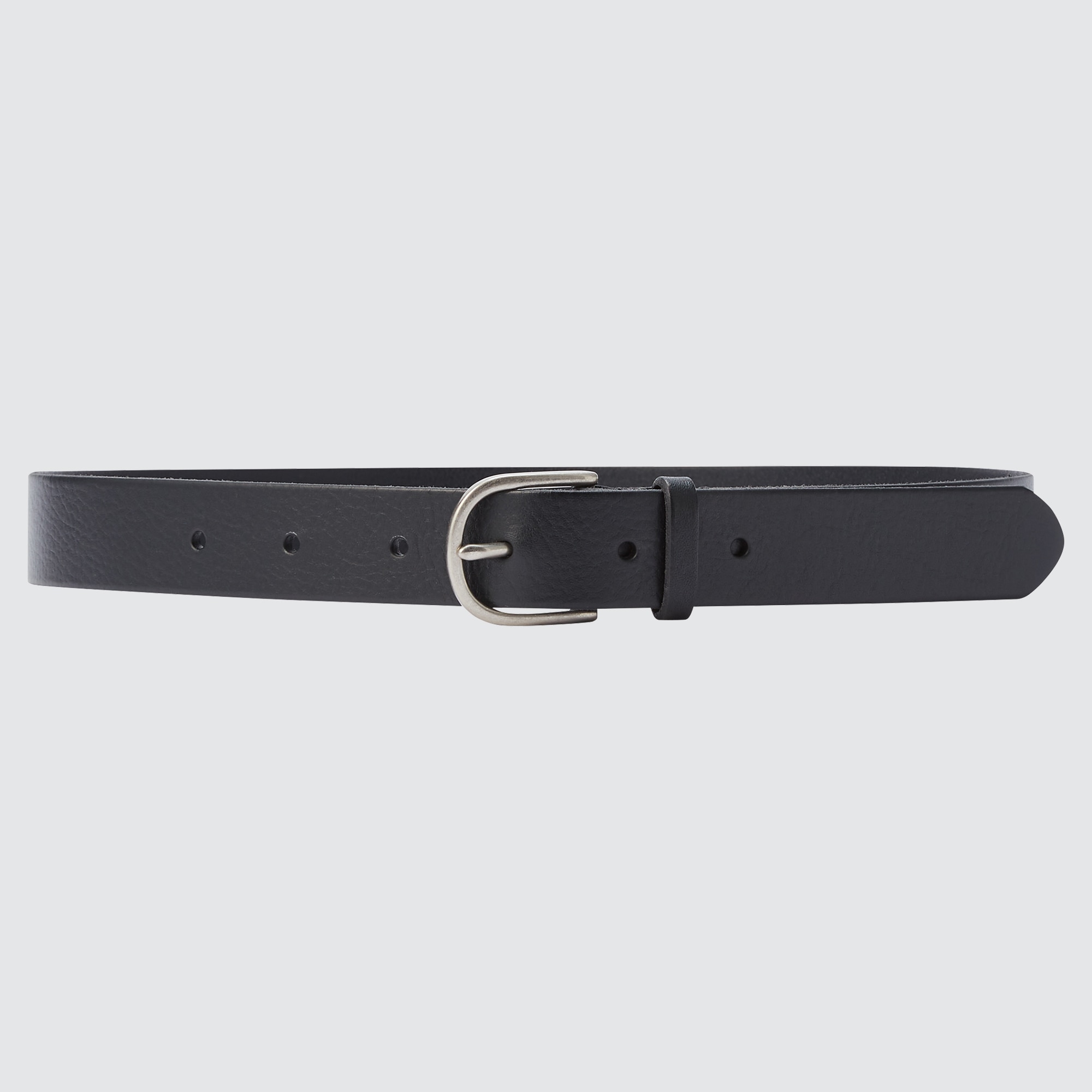 UNIQLO Leather Belt Svarte | 47AUGXNTH