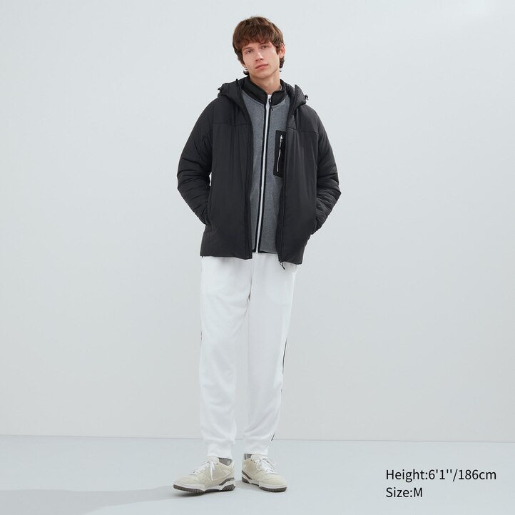 UNIQLO Light Warm Padded Parka Svarte | 59GHRODBA