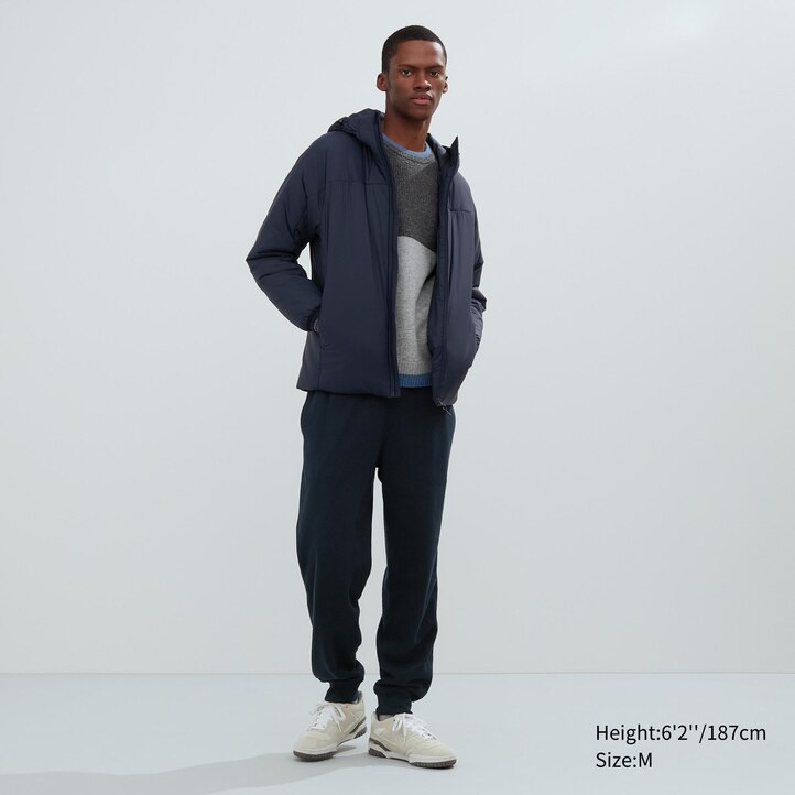 UNIQLO Light Warm Padded Parka Svarte | 59GHRODBA