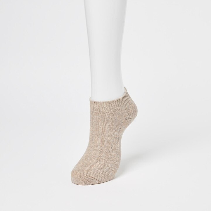 UNIQLO Marl Ankle Socks Three Pairs Blå | 12XSEUPVC