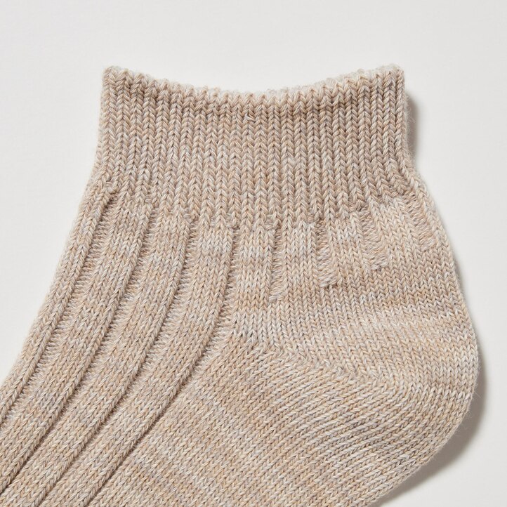 UNIQLO Marl Ankle Socks Three Pairs Blå | 12XSEUPVC