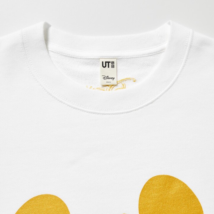 UNIQLO Mickey Shines Ut Graphic Sweatshirt Hvite | 38IOMQGLS