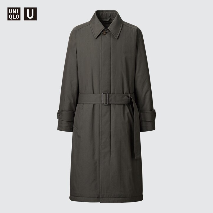 UNIQLO Padded Single Breasted Coat Gray | 63PROHUGC