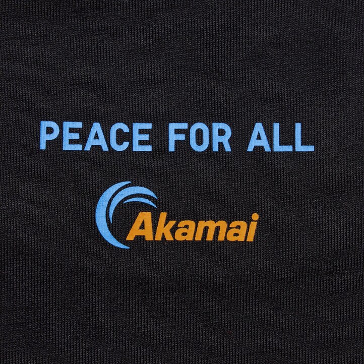 UNIQLO Peace For All Graphic T-Shirt Akamai Technologies Svarte | 01UALMQSG