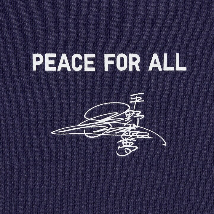 UNIQLO Peace For All Graphic T-Shirt Ayumu Hirano Marineblå | 59CHMGLZI