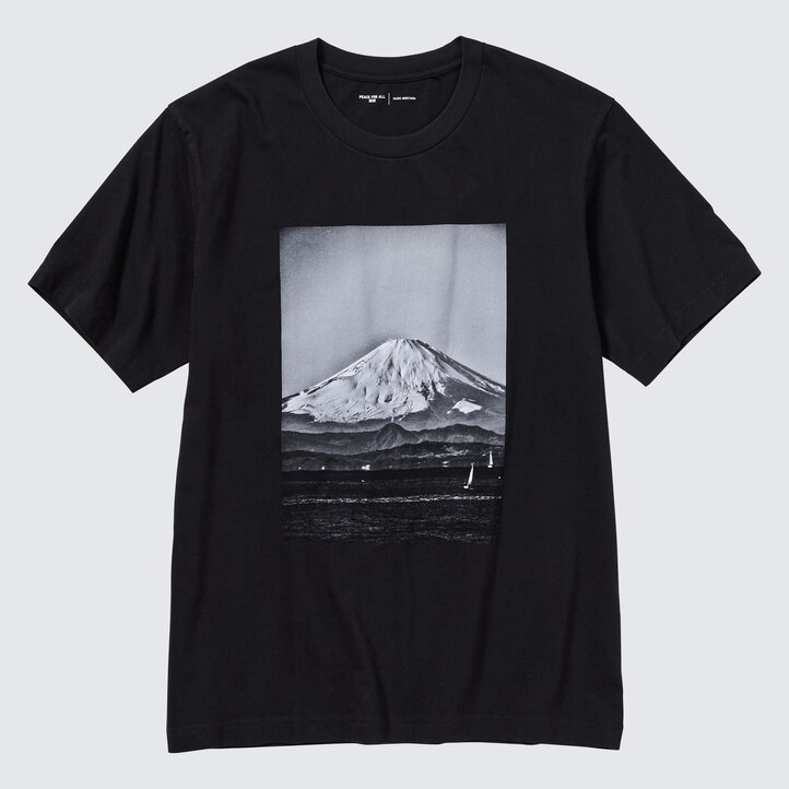 UNIQLO Peace For All Graphic T-Shirt Daido Moriyama Svarte | 79ZOTFNGU