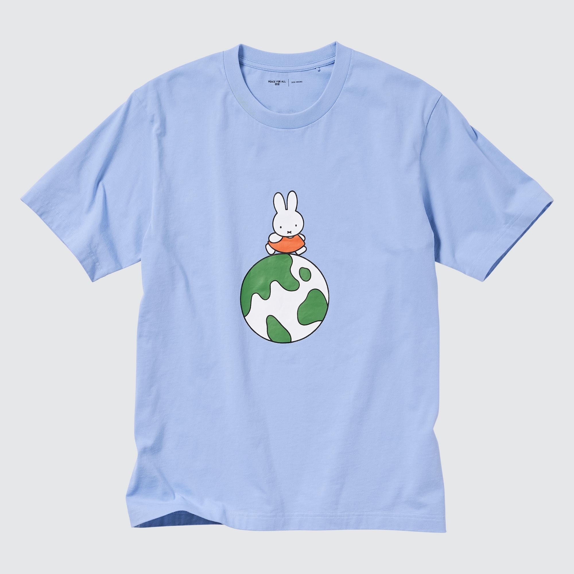 UNIQLO Peace For All Graphic T-Shirt Dick Bruna Blå | 13ZEWUNTA