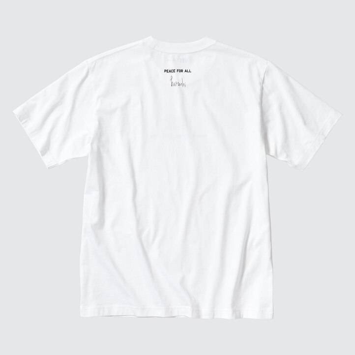 UNIQLO Peace For All Graphic T-Shirt Haruki Murakami Hvite | 52YZGDSNA