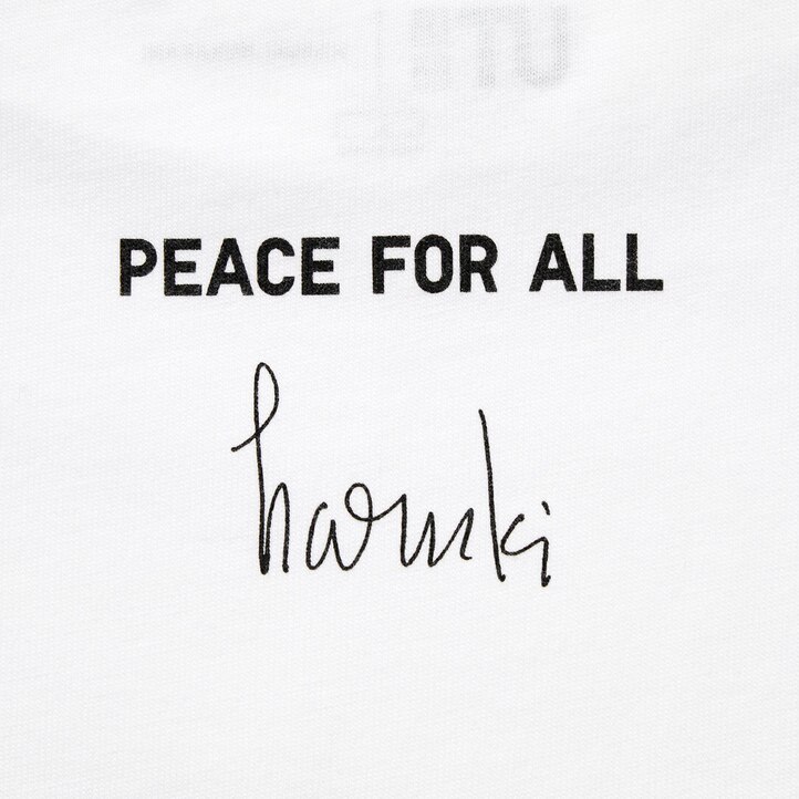 UNIQLO Peace For All Graphic T-Shirt Haruki Murakami Hvite | 52YZGDSNA