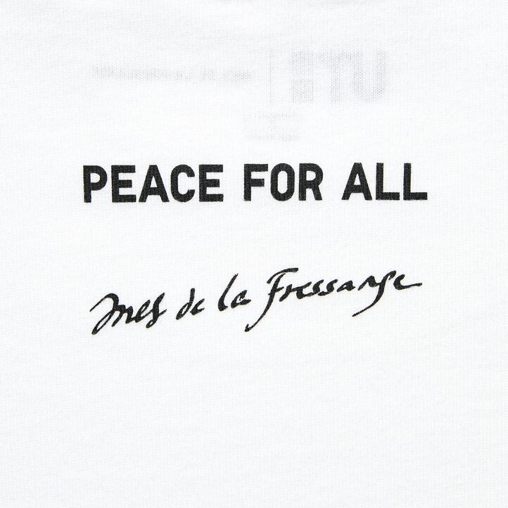 UNIQLO Peace For All Graphic T-Shirt Ines De La Fressange Hvite | 37LUCRAYJ