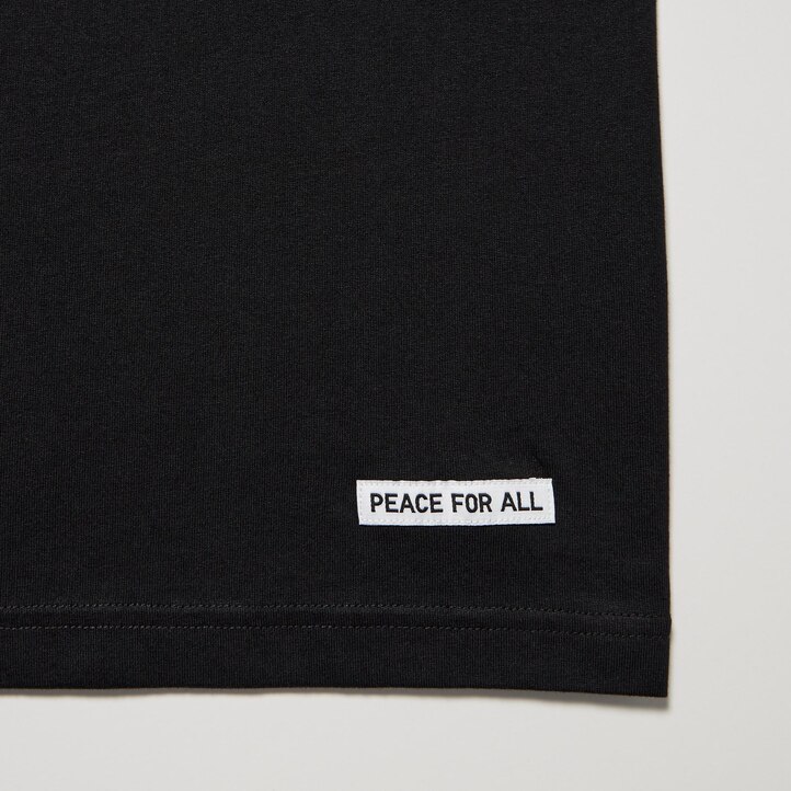 UNIQLO Peace For All Graphic T-Shirt Shingo Kunieda Svarte | 16PQTEIML