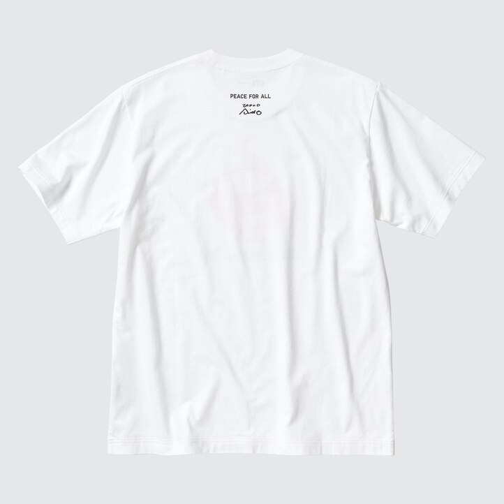 UNIQLO Peace For All Graphic T-Shirt Tadao Ando Hvite | 86CEZBYTK