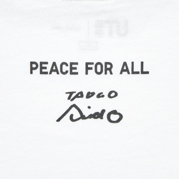 UNIQLO Peace For All Graphic T-Shirt Tadao Ando Hvite | 86CEZBYTK