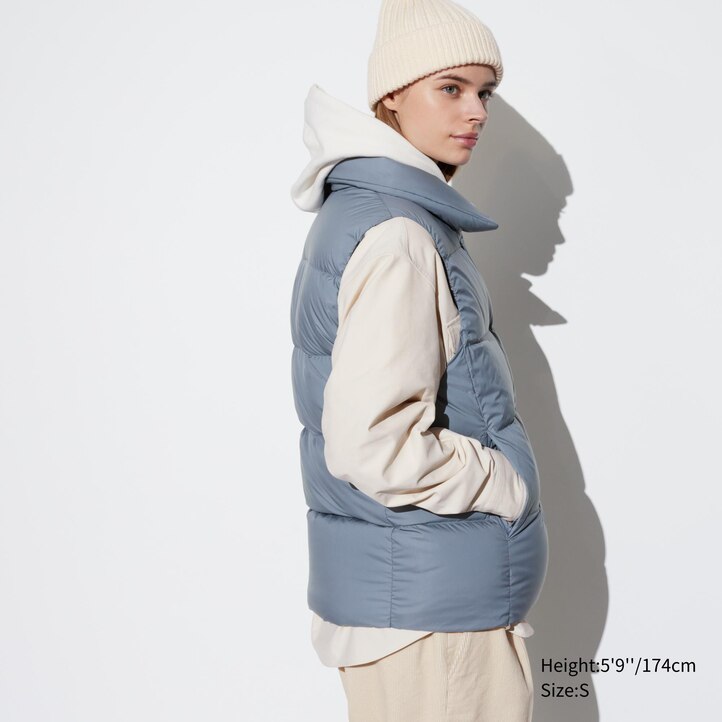 UNIQLO Powder Soft Down Vest Nanodesign Hvite | 42YGQNVAB