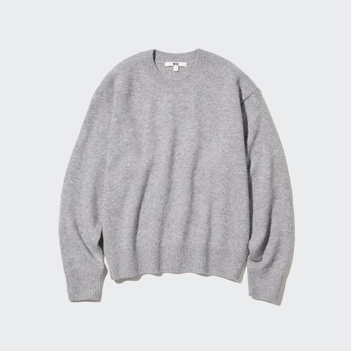 UNIQLO Premium Lambswool Crew Neck Jumper Grønn | 06HPYJLOT