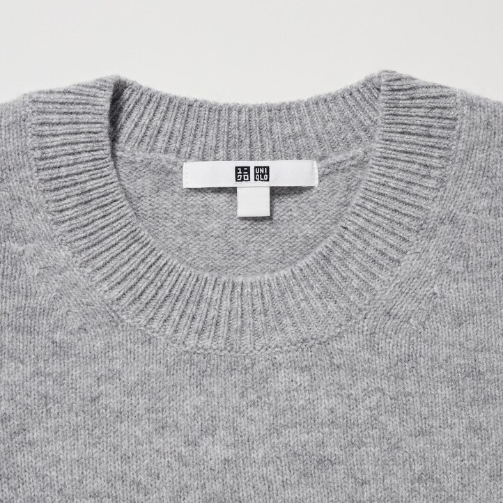 UNIQLO Premium Lambswool Crew Neck Jumper Grønn | 06HPYJLOT