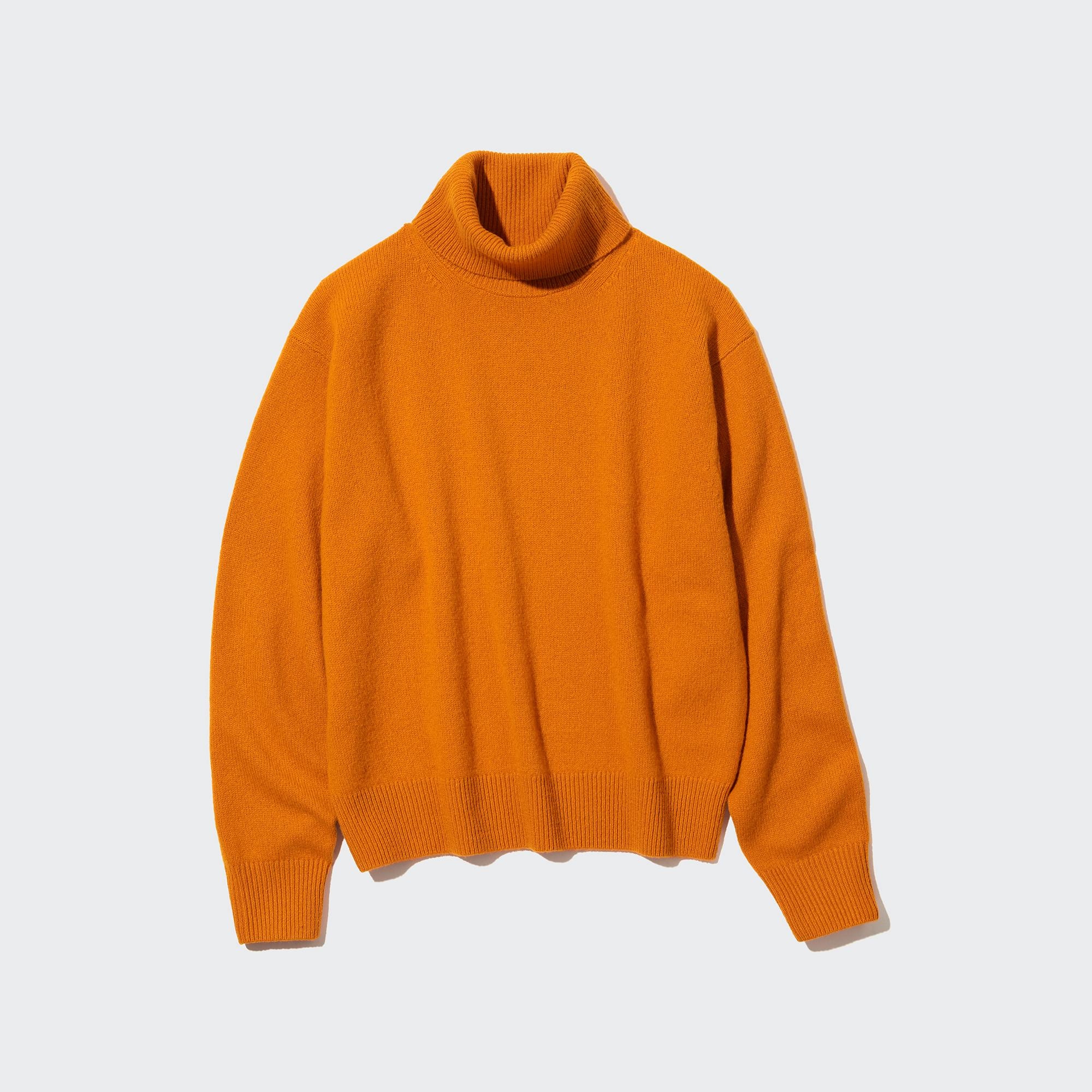 UNIQLO Premium Lambswool Turtleneck Jumper Oransje | 68AVJBOHY