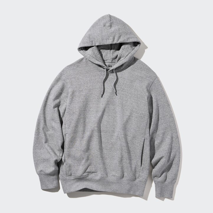 UNIQLO Pullover Hoodie Beige | 64WKTZGQA