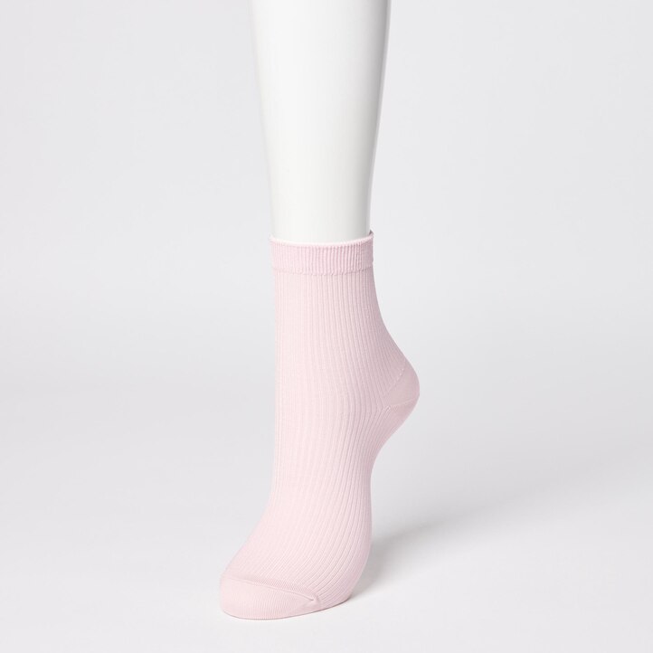 UNIQLO Ribbed Socks Three Pairs Blå | 81FQLOWMZ