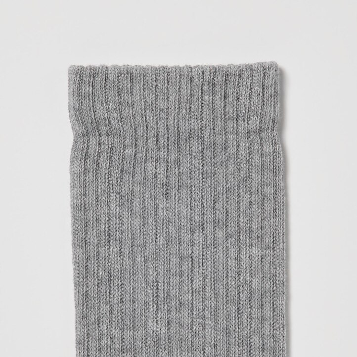 UNIQLO Ribbed Socks Three Pairs Hvite | 29ZXIKYNR