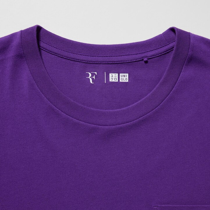 UNIQLO Roger Federer Rf Graphic T-Shirt Lilla | 76YSDROAB