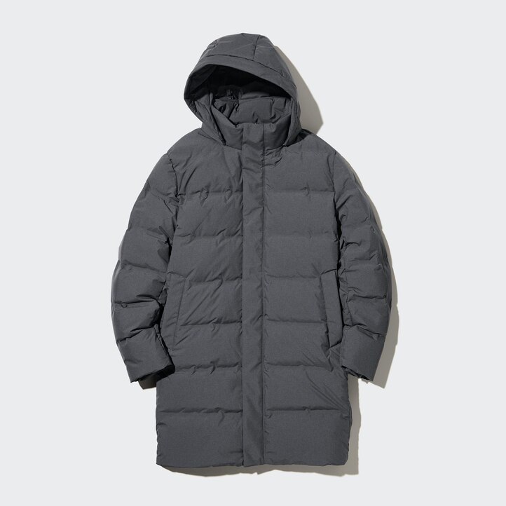 UNIQLO Seamless Down Coat Gray | 36VWXCYTK