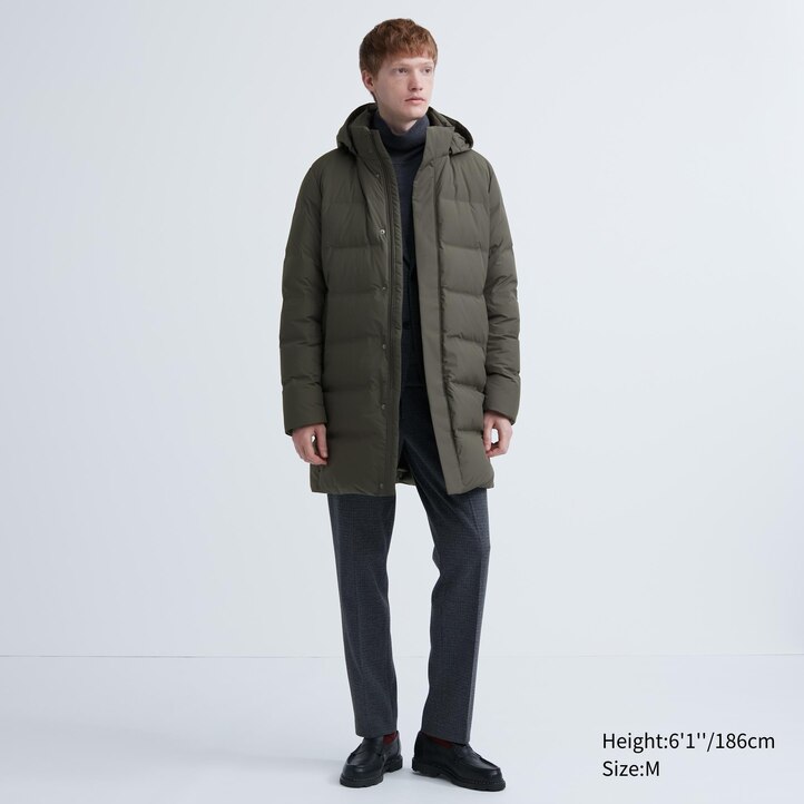 UNIQLO Seamless Down Coat Olivengrønne | 28WPMHERS